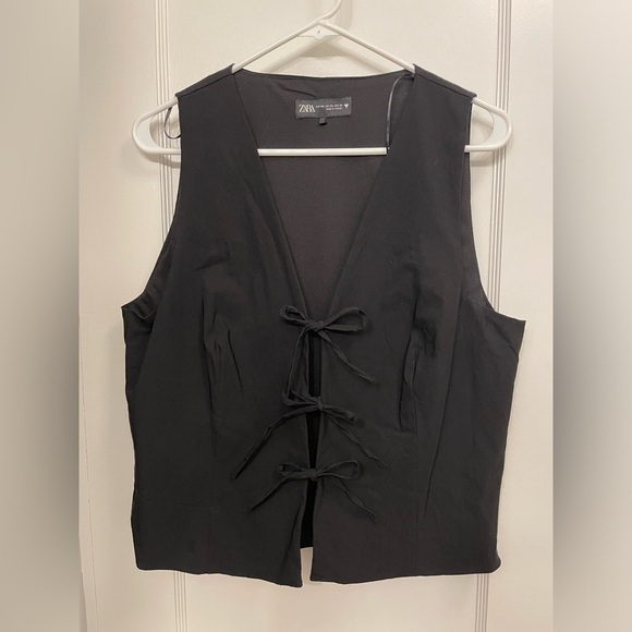 Zara tied stretch top (never worn) - Picture 9 of 11